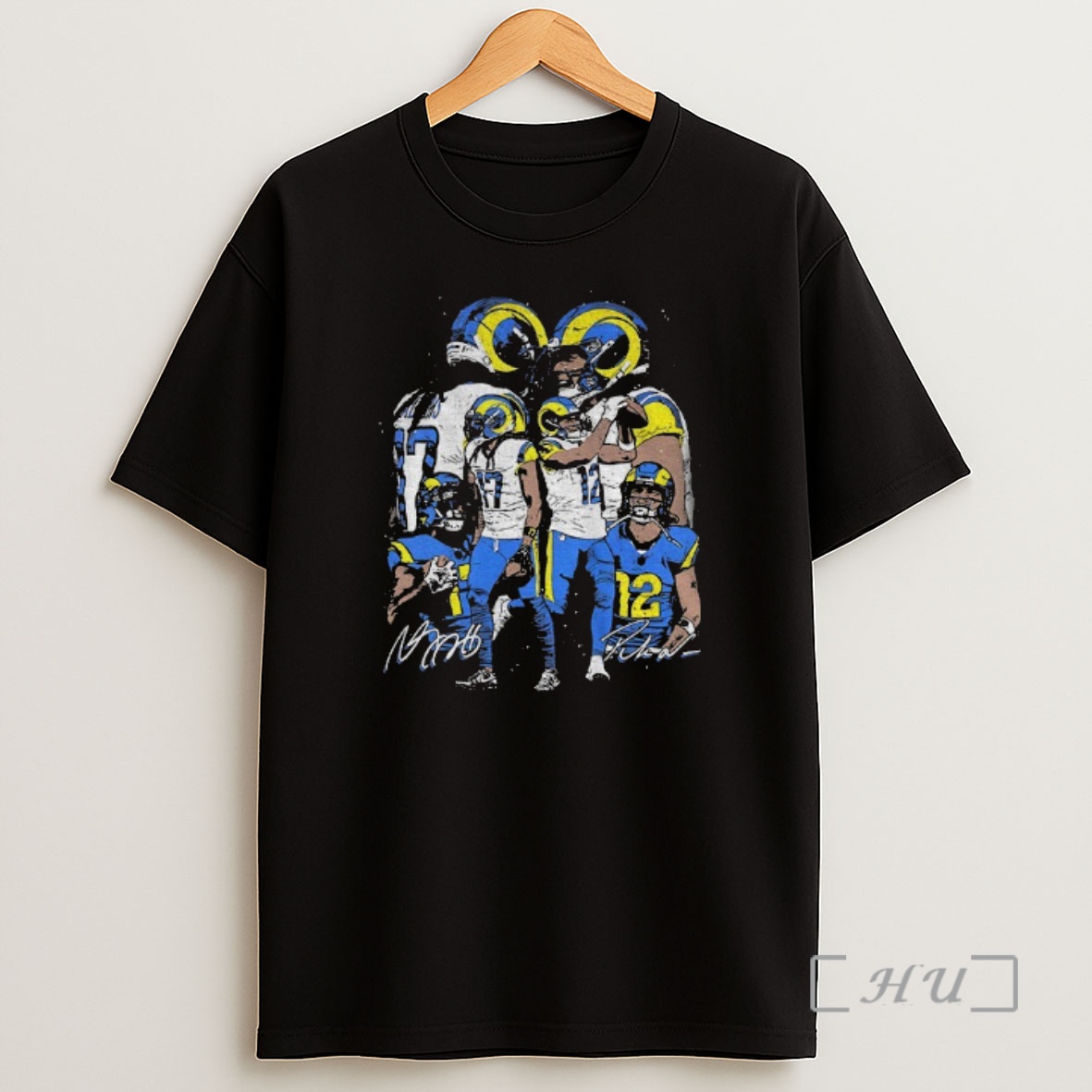 Officials Davante Adams And Puka Nacua Los Angeles Rams Football Nfl Signatures Shirt Sweatshirt Tee