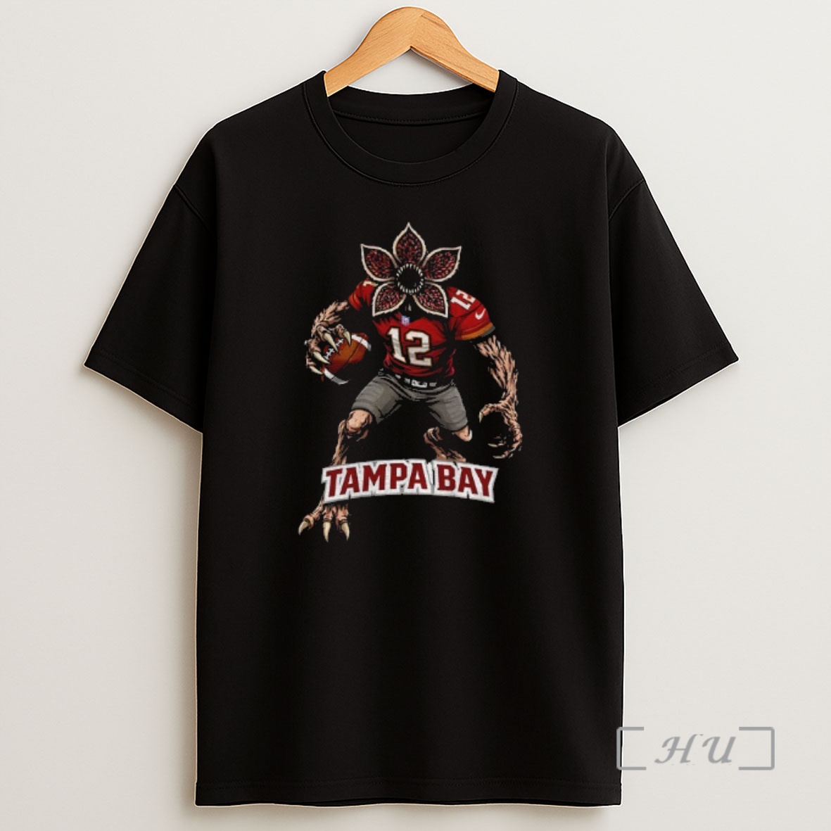 Officials Demogorgon Nfl Tampa Bay Buccaneers Football X Stranger Things Shirt Sweatshirt Tee