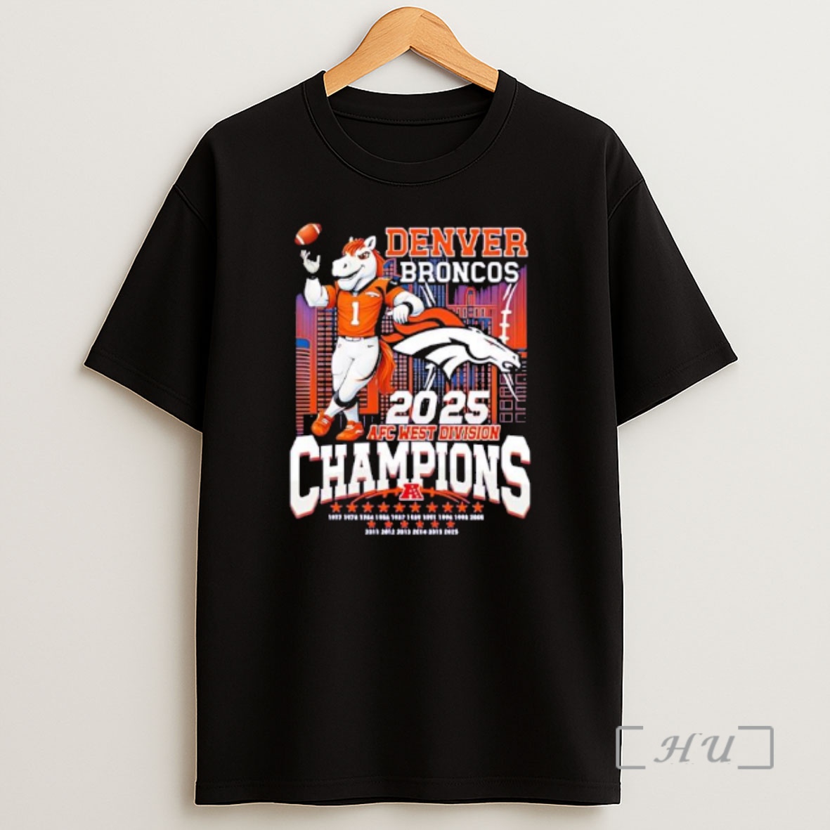 Officials Denver Broncos Football X Afc West Division Champions Special Edition 2025 Shirt Sweatshirt Tee