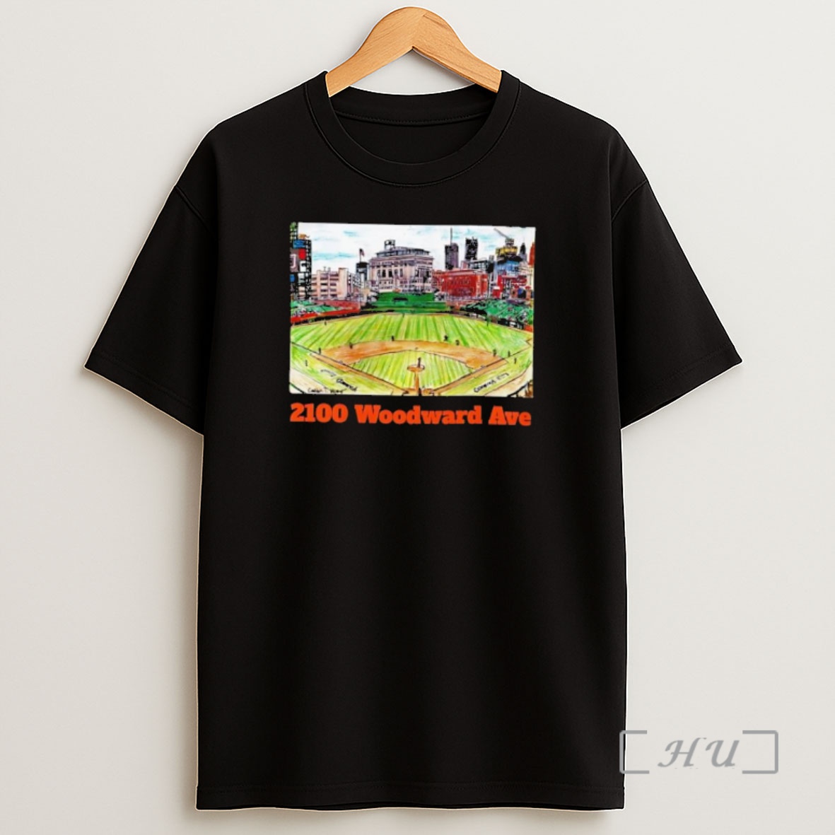 Officials Detroit Tigers 2100 Woodward Ave Shirt Sweatshirt Tee