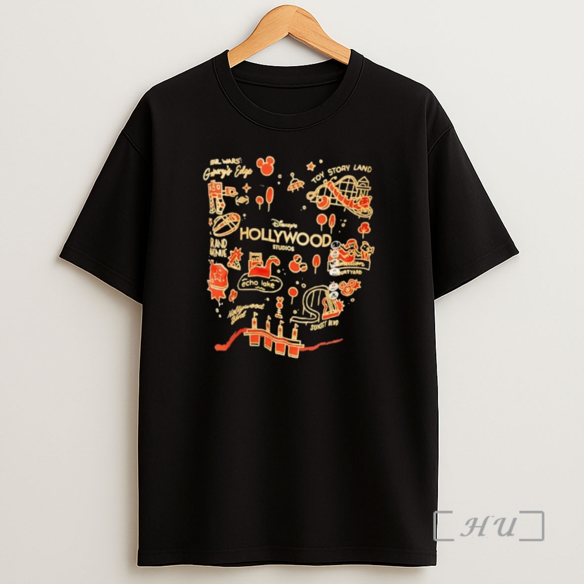 Officials Disneys Hollywood Studios Toy Story Land And Galaxys Edge Outlined Shirt Sweatshirt Tee