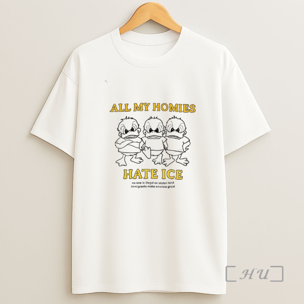 Officials Ducks All My Homies Hate Ice Not One Is Illegal On Stolen Land Shirt Sweatshirt Tee