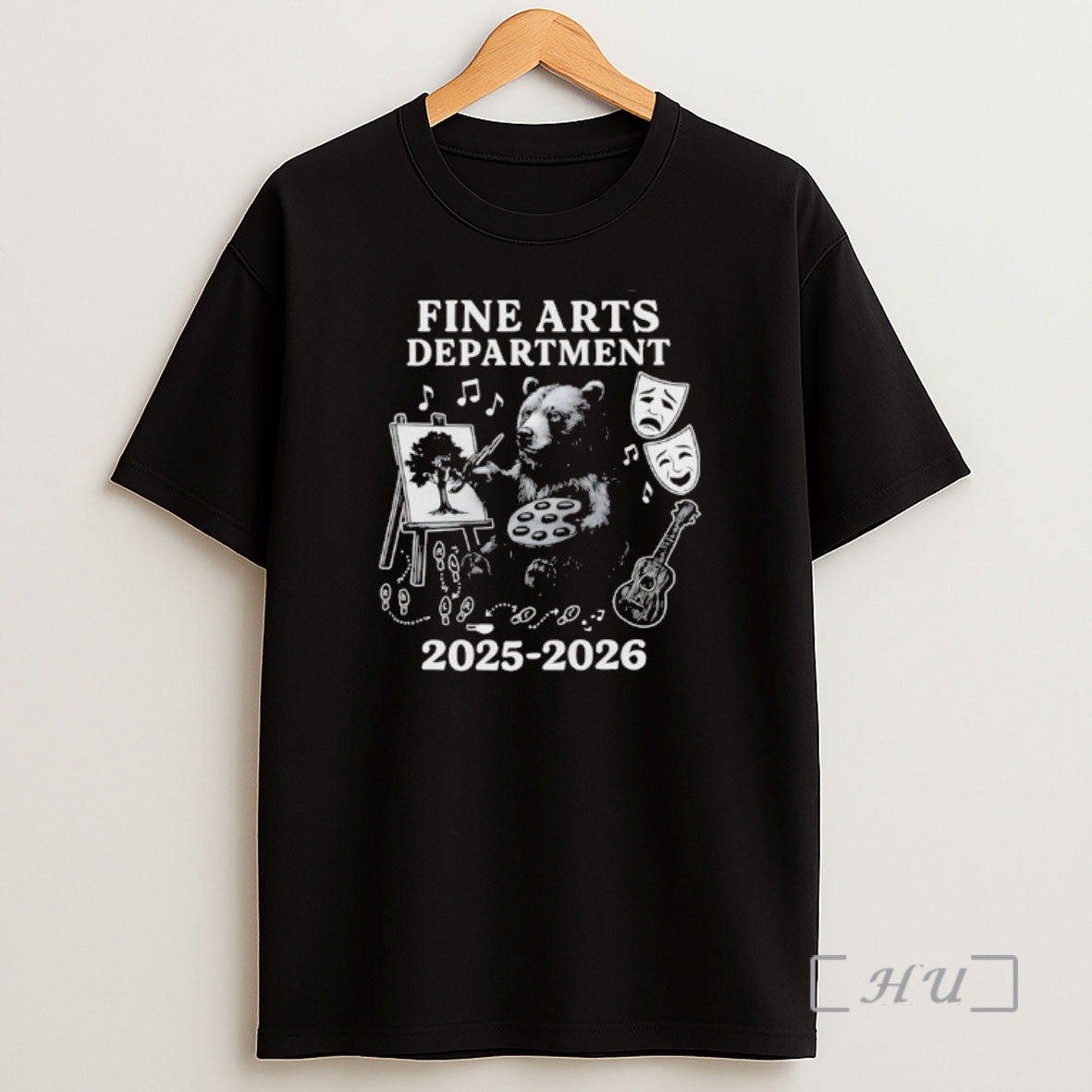 Officials Fine Arts Department Bear Painting A Tree 2025 2026 Shirt Sweatshirt Tee