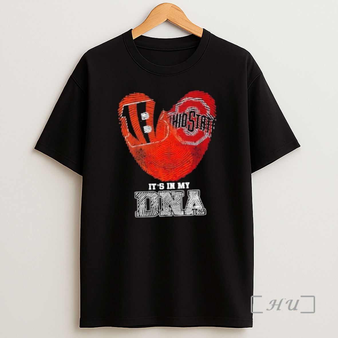Officials Fingerprints Cincinnati Bengals X Ohio State Buckeyes Its In My Dna Shirt Sweatshirt Tee