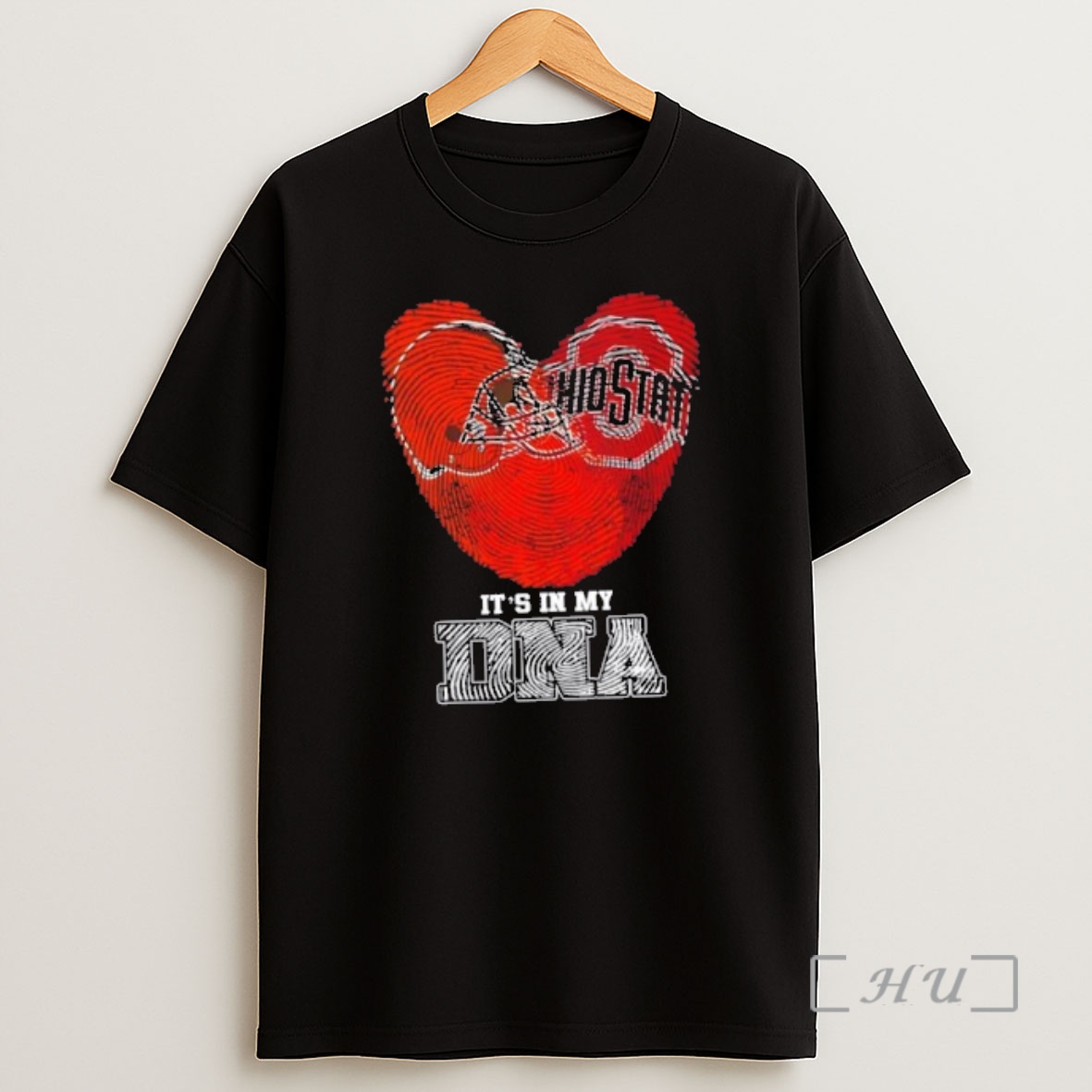Officials Fingerprints Cleveland Browns X Ohio State Buckeyes Its In My Dna Shirt Sweatshirt Tee