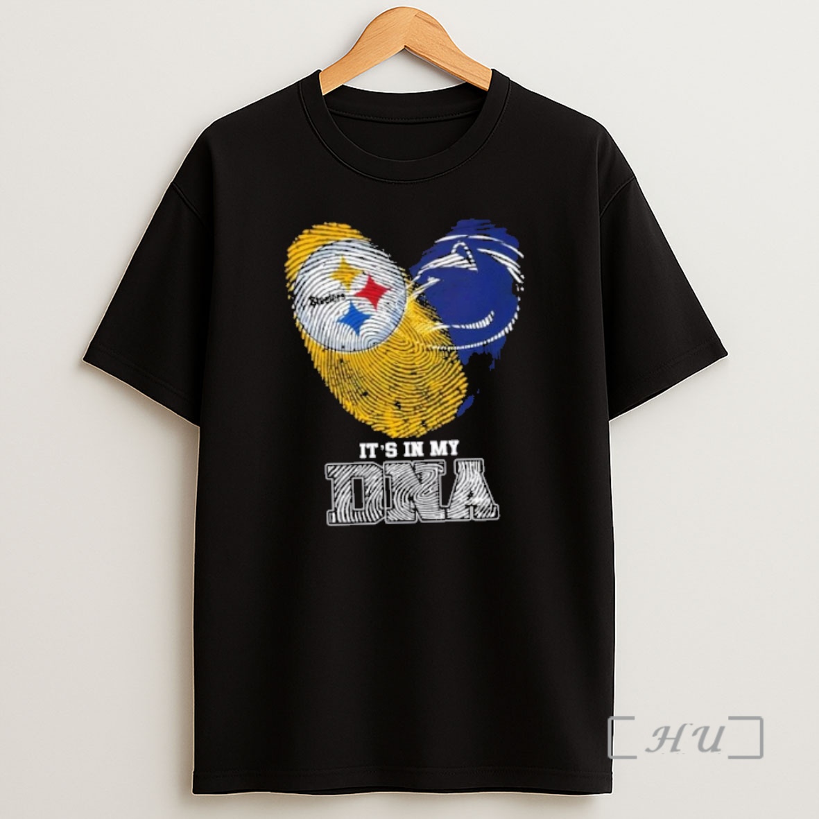 Officials Fingerprints Pittsburgh Steelers X Penn State Nittany Lions Its In My Dna Shirt Sweatshirt Tee