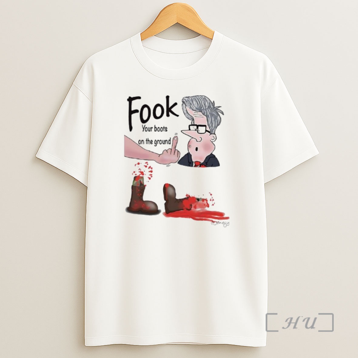Officials Fook Your Boots On The Ground Graphic Shirt Sweatshirt Tee