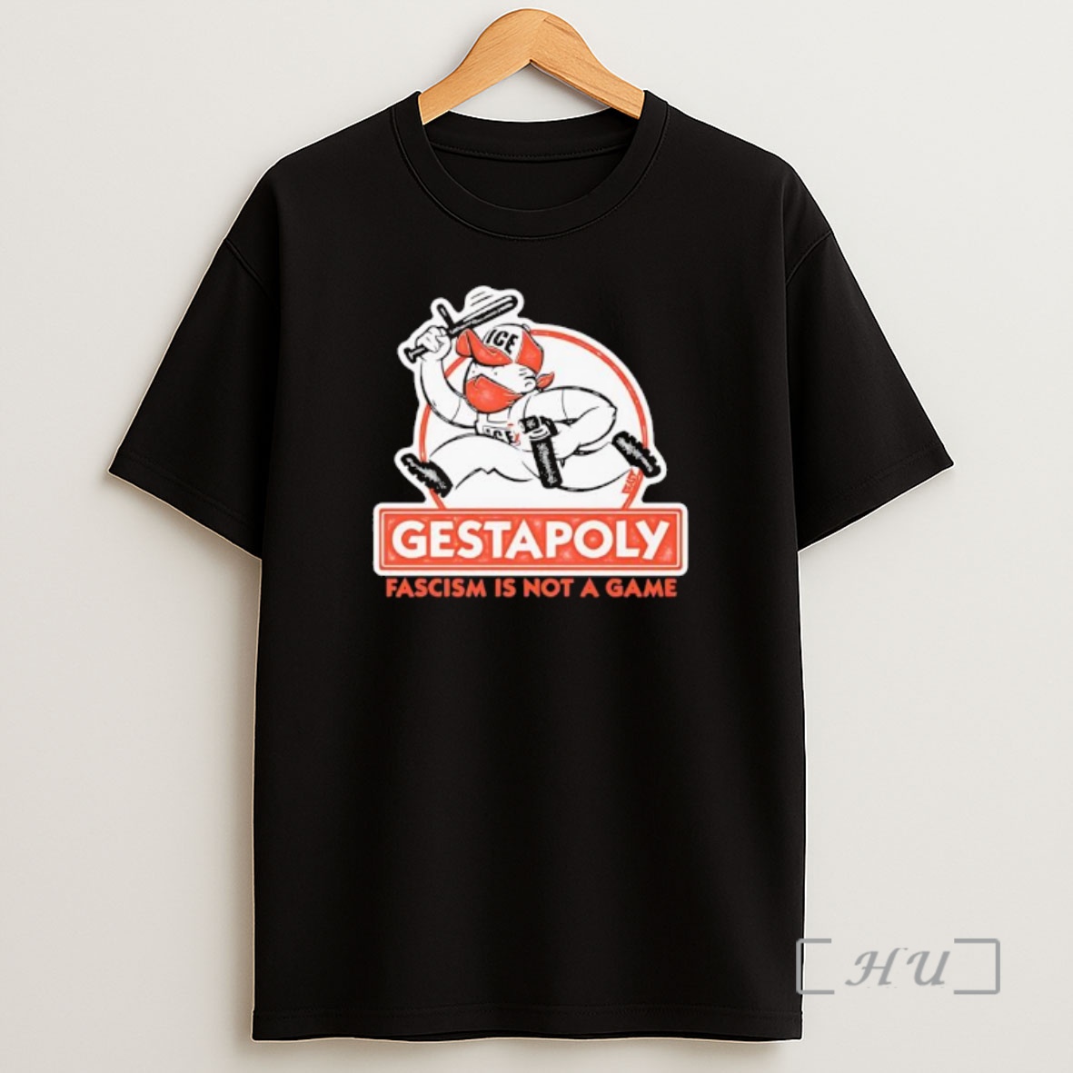 Officials Gestapoly Fascism Is Not A Game Figure Ice Hat Cartoon Shirt Sweatshirt Tee