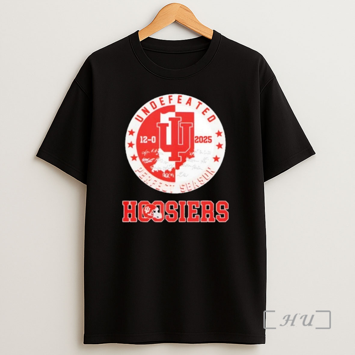 Officials Hoosiers Undefeated 2025 Perfect Season Signature Shirt Sweatshirt Tee