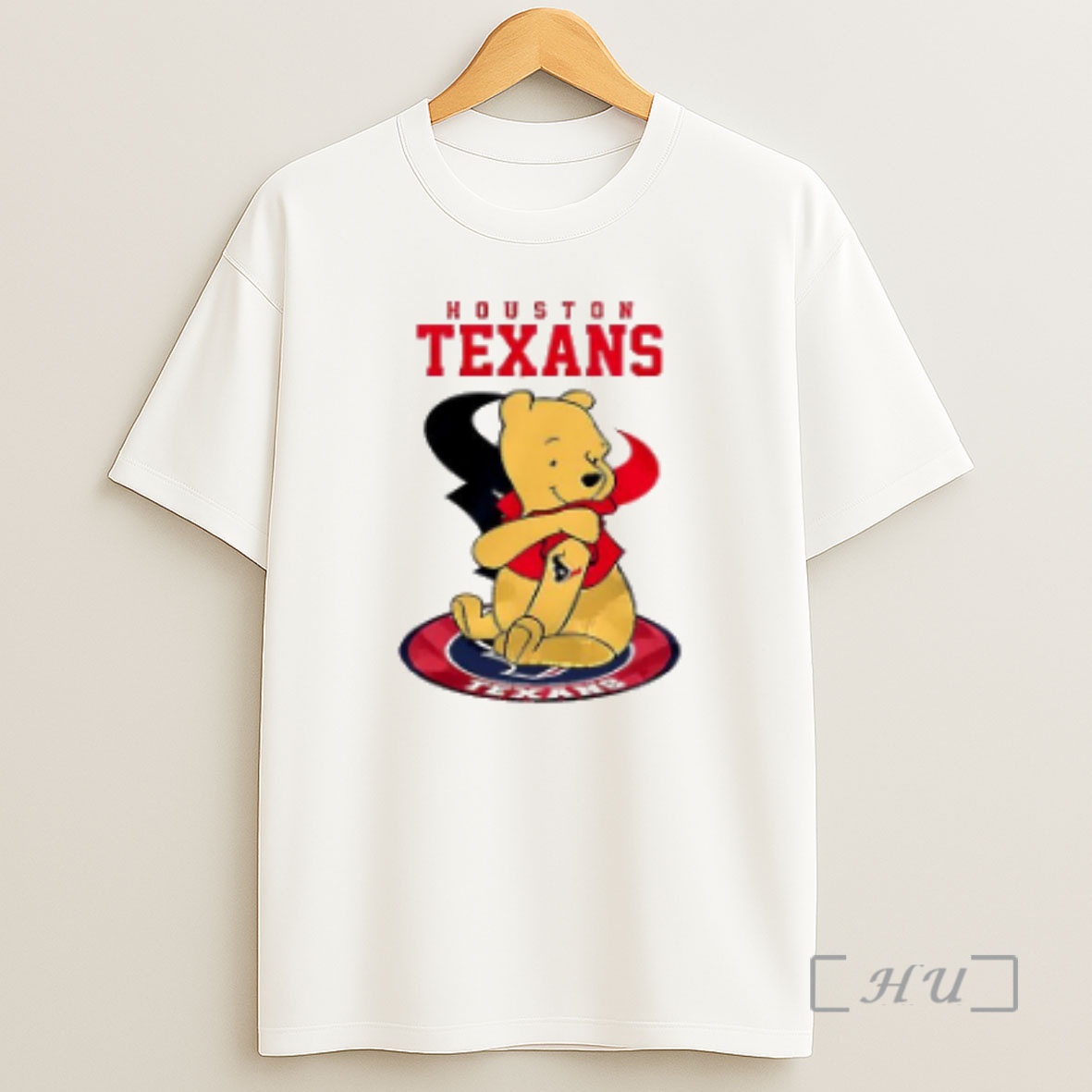 Officials Houston Texans X Winnie The Pooh 100th Anniversary Shirt Sweatshirt Tee