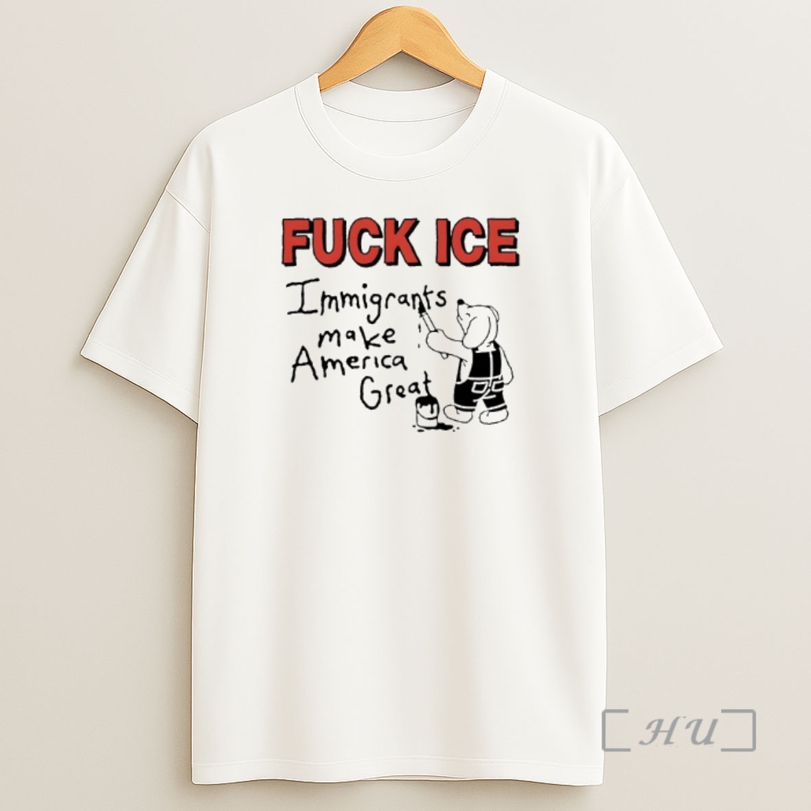 Officials Immigrants Make America Great Fuck Ice Shirt Sweatshirt Tee