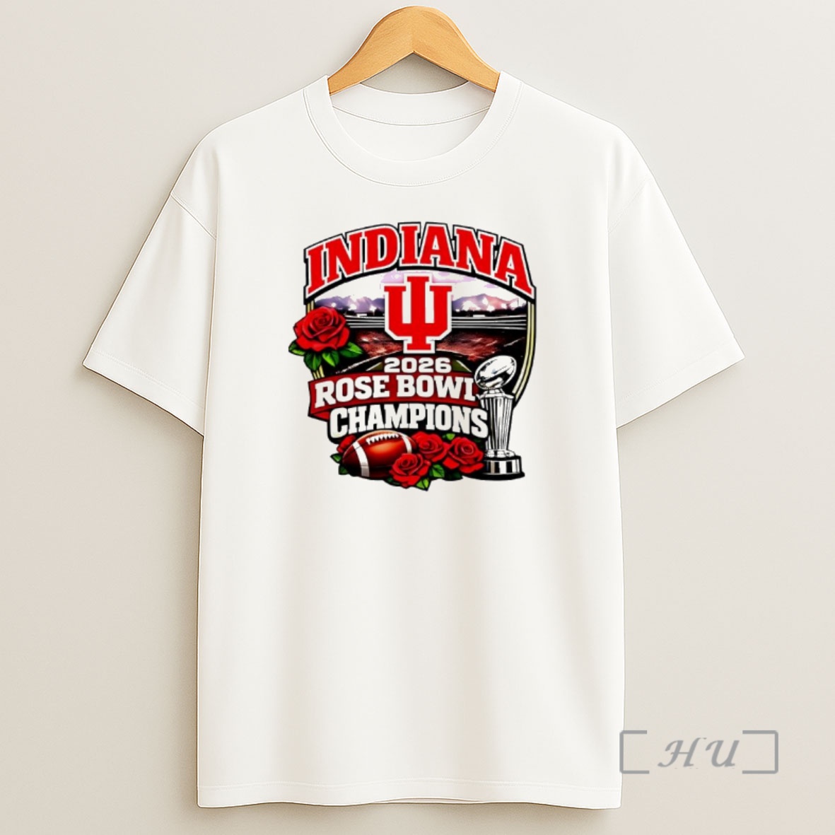 Officials Indiana 2026 Rose Bowl Champions Cup Graphic Shirt Sweatshirt Tee