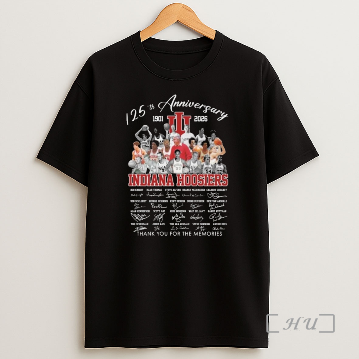 Officials Indiana Hoosiers 125th Anniversary 1901 2026 Players Legend Signatures Thank You For The Memories Shirt Sweatshirt Tee