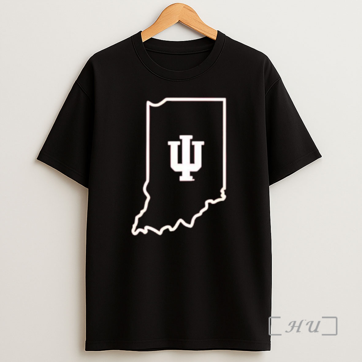 Officials Indiana Hoosiers Crimson State Shape Shirt Sweatshirt Tee