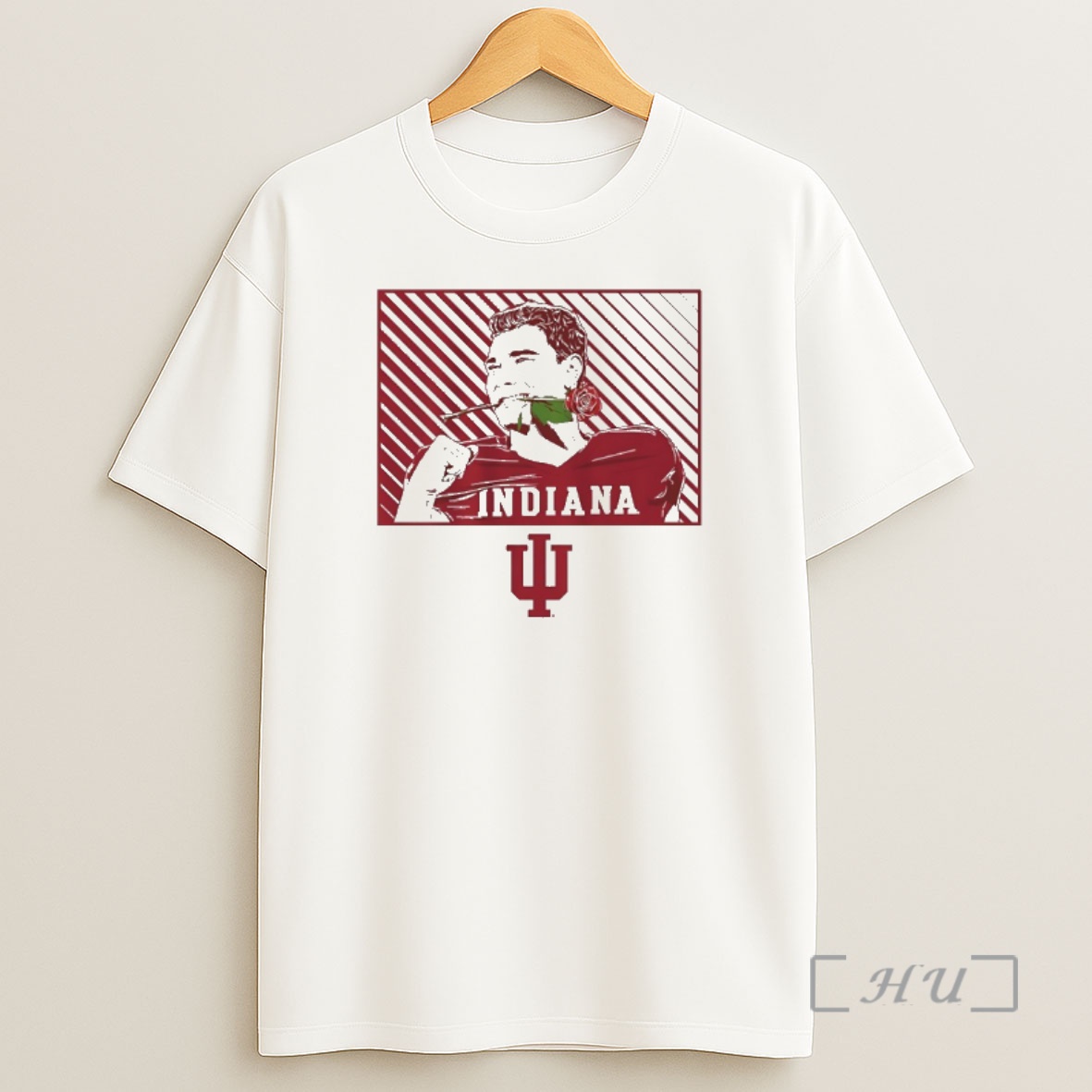 Officials Indiana Hoosiers Fernando Mendoza Roses Graphic Shirt Sweatshirt Tee