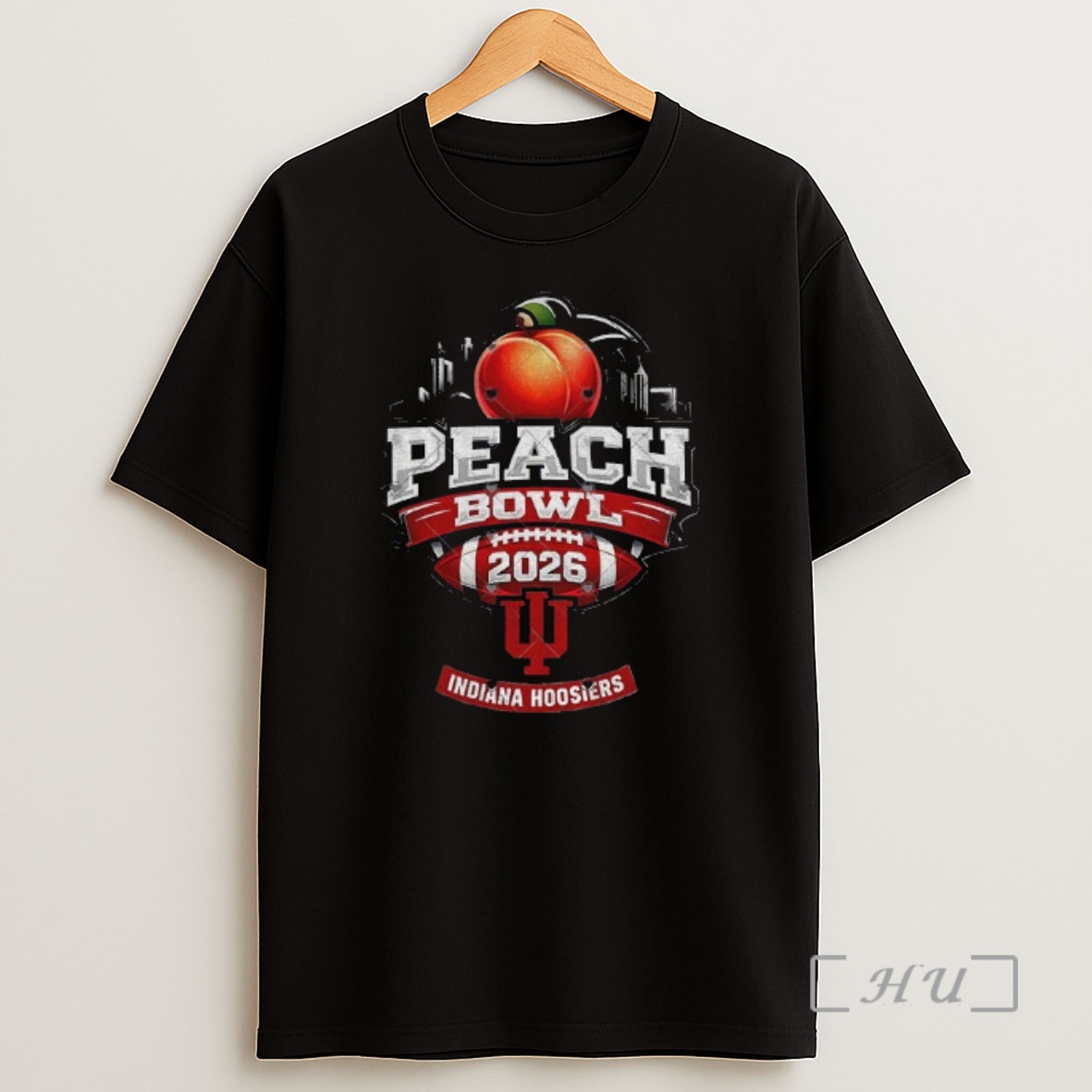 Officials Indiana Hoosiers Football Peach Bowl Game 2026 City Skyline Shirt Sweatshirt Tee