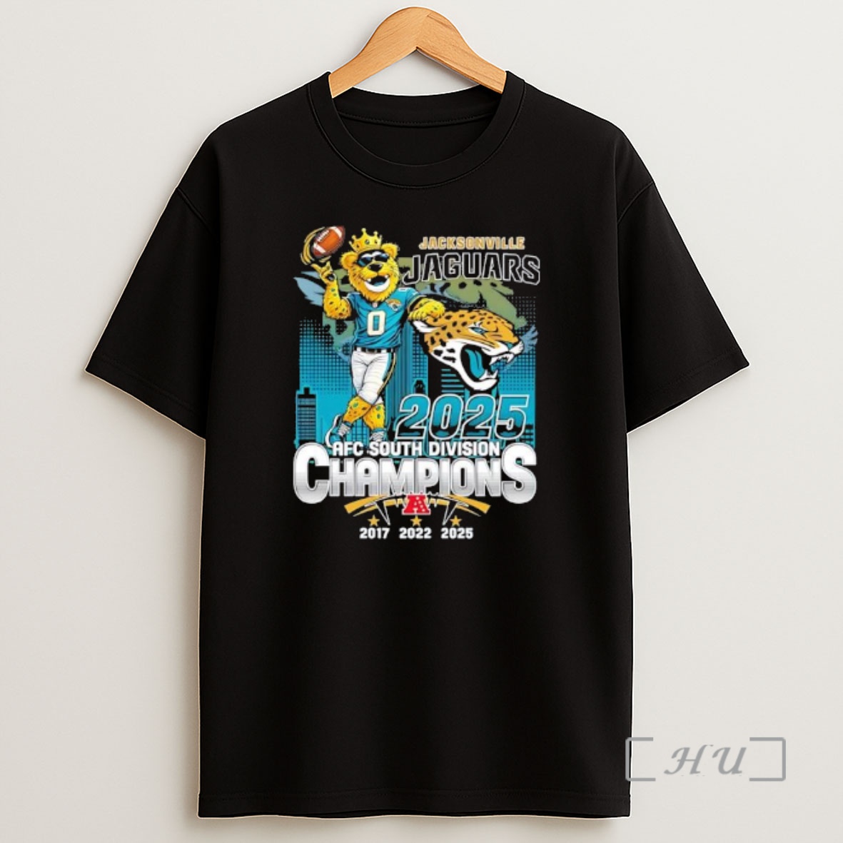 Officials Jacksonville Jaguars 2017 2022 2025 Afc South Division Champions Shirt Sweatshirt Tee