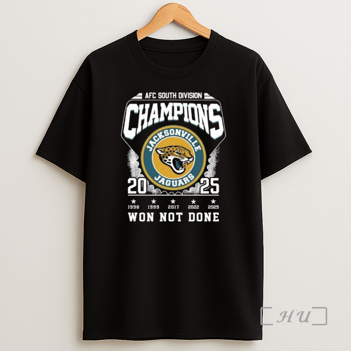 Officials Jacksonville Jaguars Afc South Division Champions Won Not Done 1998 2025 Logo Shirt Sweatshirt Tee