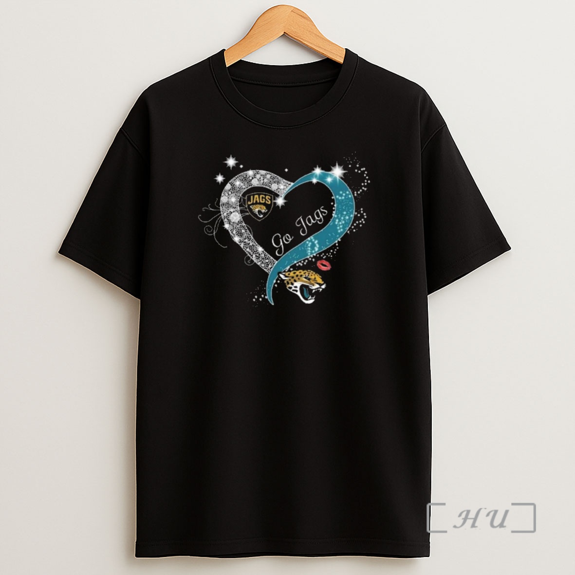 Officials Jacksonville Jaguars Diamond Heart Go Jags 2026 Shirt Sweatshirt Tee