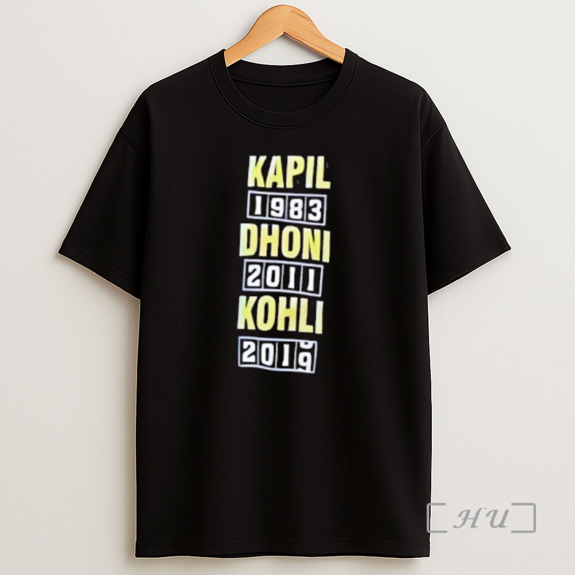 Officials Kapil 1983 Dhoni 2011 Kohli 2019 World Cup Victories Shirt Sweatshirt Tee