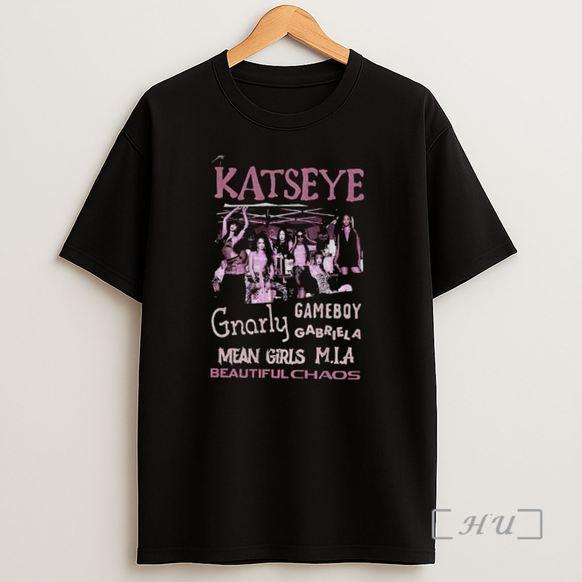 Officials Katseye Beautiful Chaos Kpop Music Fan Shirt Sweatshirt Tee