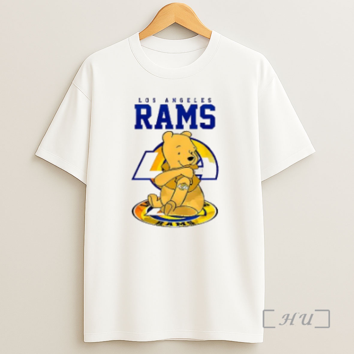 Officials Los Angeles Rams X Winnie The Pooh 100th Anniversary Shirt Sweatshirt Tee