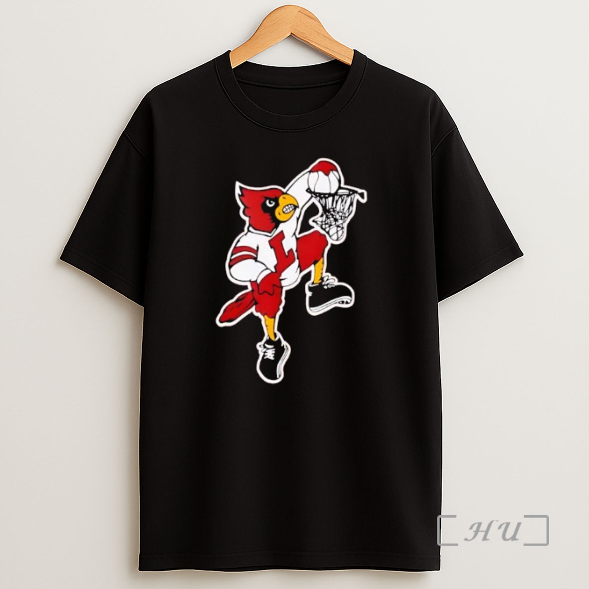 Officials Louisville Cardinals Dunking Bird Basketball Shirt Sweatshirt Tee