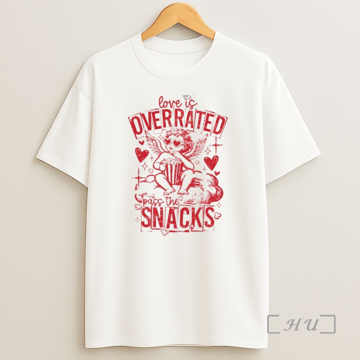 Officials Love Is Overrated Pass The Snacks Valentines Day Shirt Sweatshirt Tee