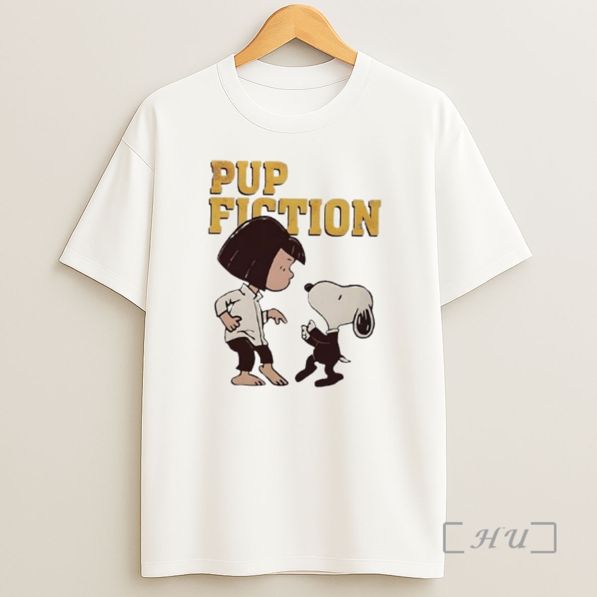 Officials Lucy And Snoopy Pup Fiction Graphic Shirt Sweatshirt Tee