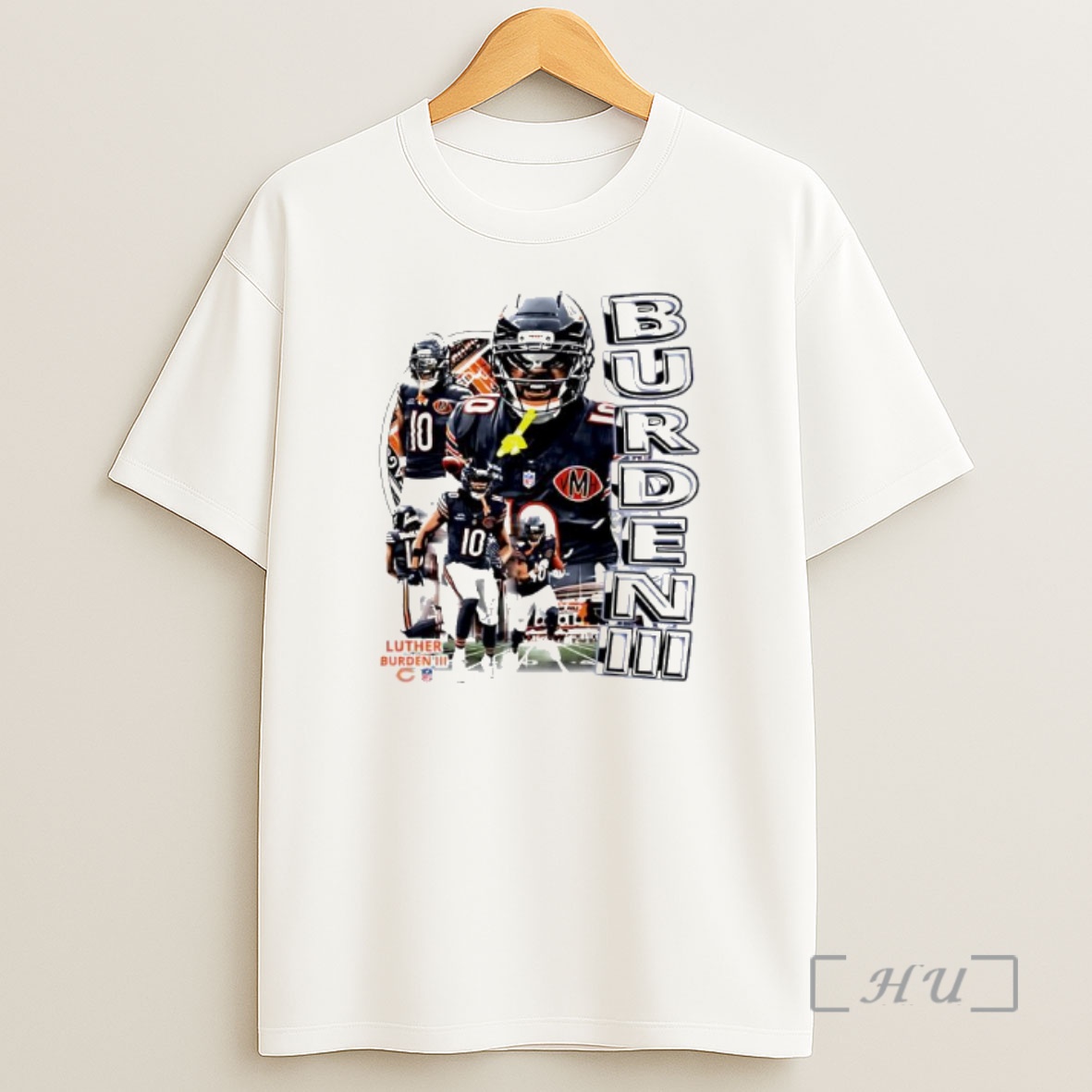 Officials Luther Burden Iii Chicago Bears Nfl Team Graphic Shirt Sweatshirt Tee