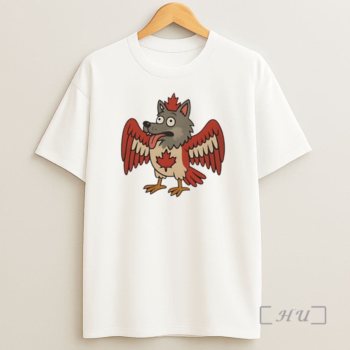 Officials Maple Mad Wolfbird Quirky Canadian Creature Cartoon Shirt Sweatshirt Tee