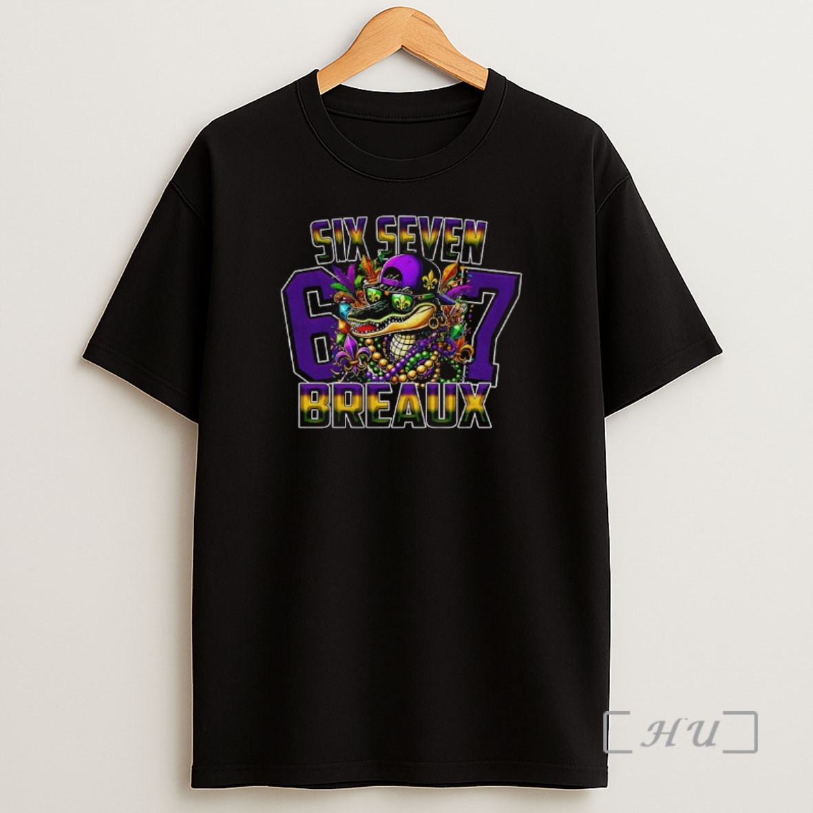 Officials Mardi Gras Gator 6 7 Six Seven Breaux Shirt Sweatshirt Tee