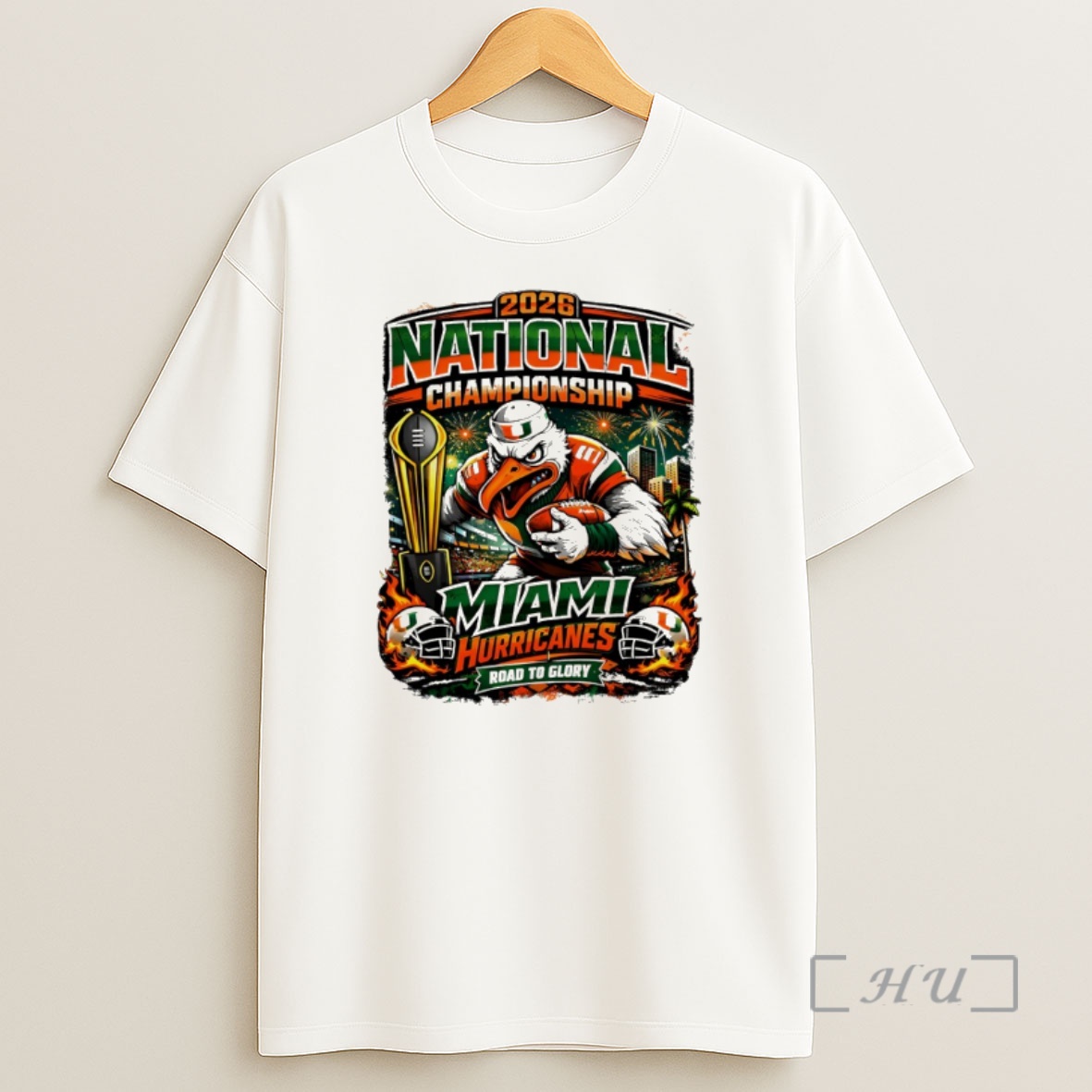 Officials Miami Hurricanes 2026 College National Championship Road To Glory Shirt Sweatshirt Tee