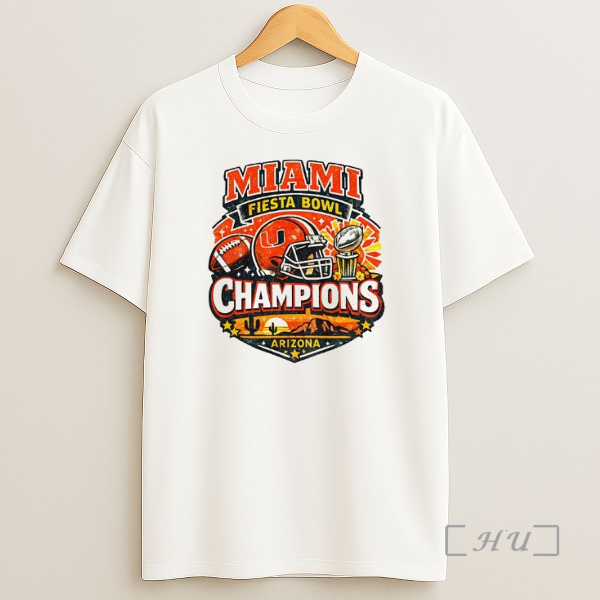 Officials Miami Hurricanes Fiesta Bowl Champions Retro Shirt Sweatshirt Tee
