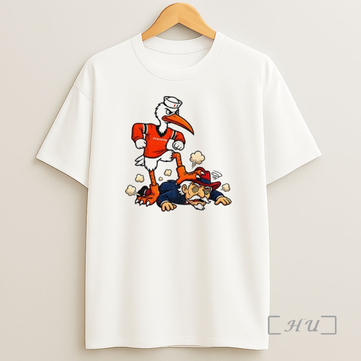 Officials Miami Hurricanes Beat Ole Miss Rebels Football Mascot Cfp Semifinal Shirt Sweatshirt Tee