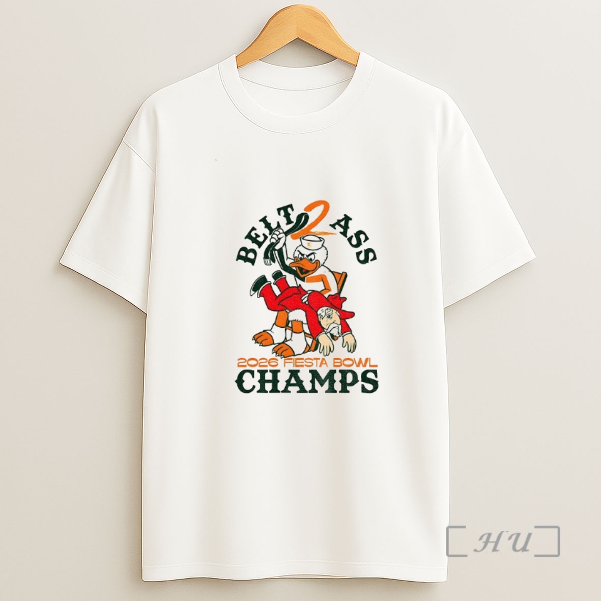 Officials Miami Hurricanes Beat Ole Miss Belt 2 Ass 2026 Fiesta Bowl Champs Shirt Sweatshirt Tee