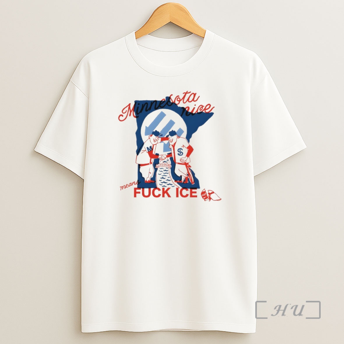 Officials Minnesota Nice Means Fuck Ice Shirt Sweatshirt Tee
