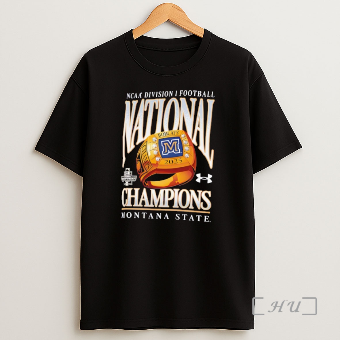 Officials Montana State Bobcats 2025 National Champions Ring 2 Time Division I Shirt Sweatshirt Tee
