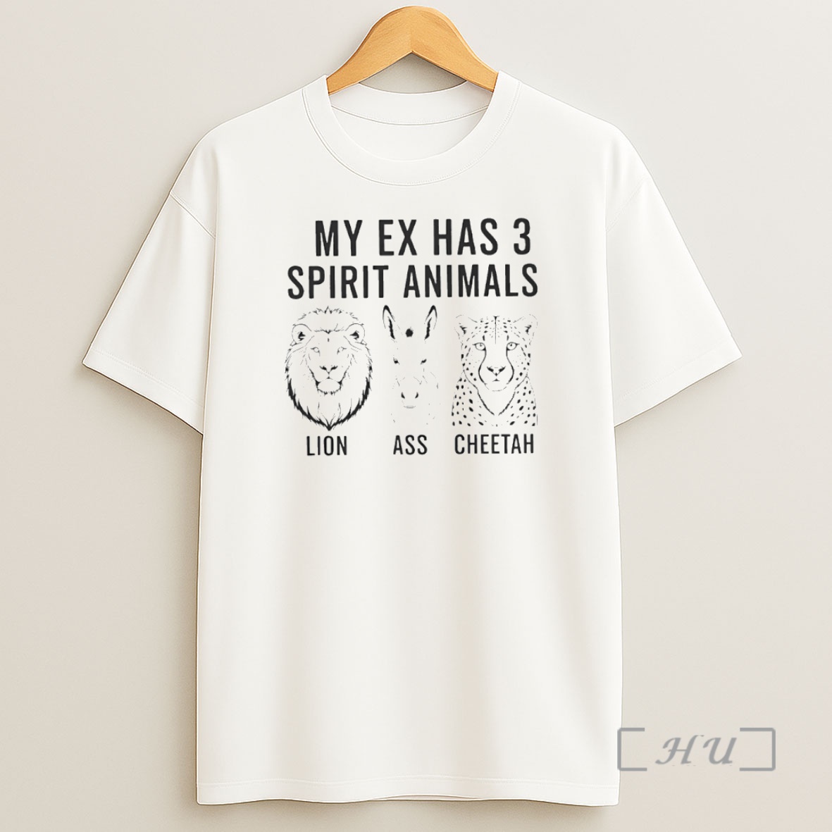 Officials My Ex Has 3 Spirit Animals Lion Ass Cheetah Circle Shirt Sweatshirt Tee