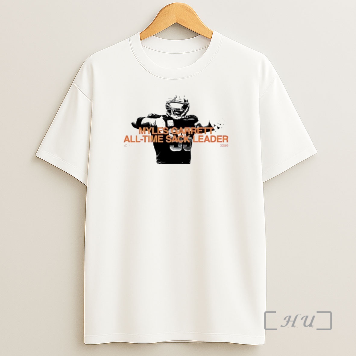 Officials Myles Garrett Sack Record All Time Season Shirt Sweatshirt Tee