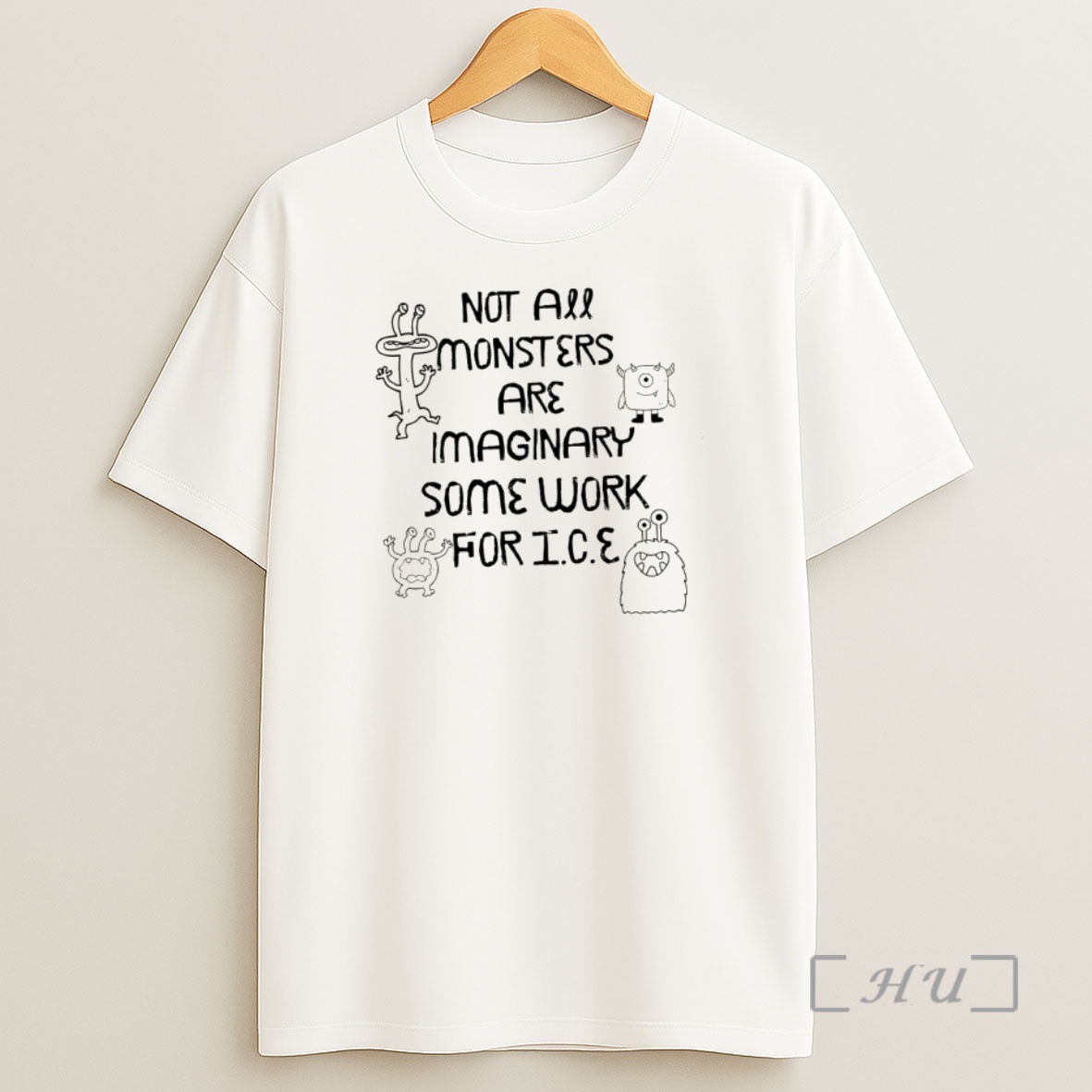 Officials Not All Monsters Are Imaginary Anti Ice Abolish Ice Protest Shirt Sweatshirt Tee