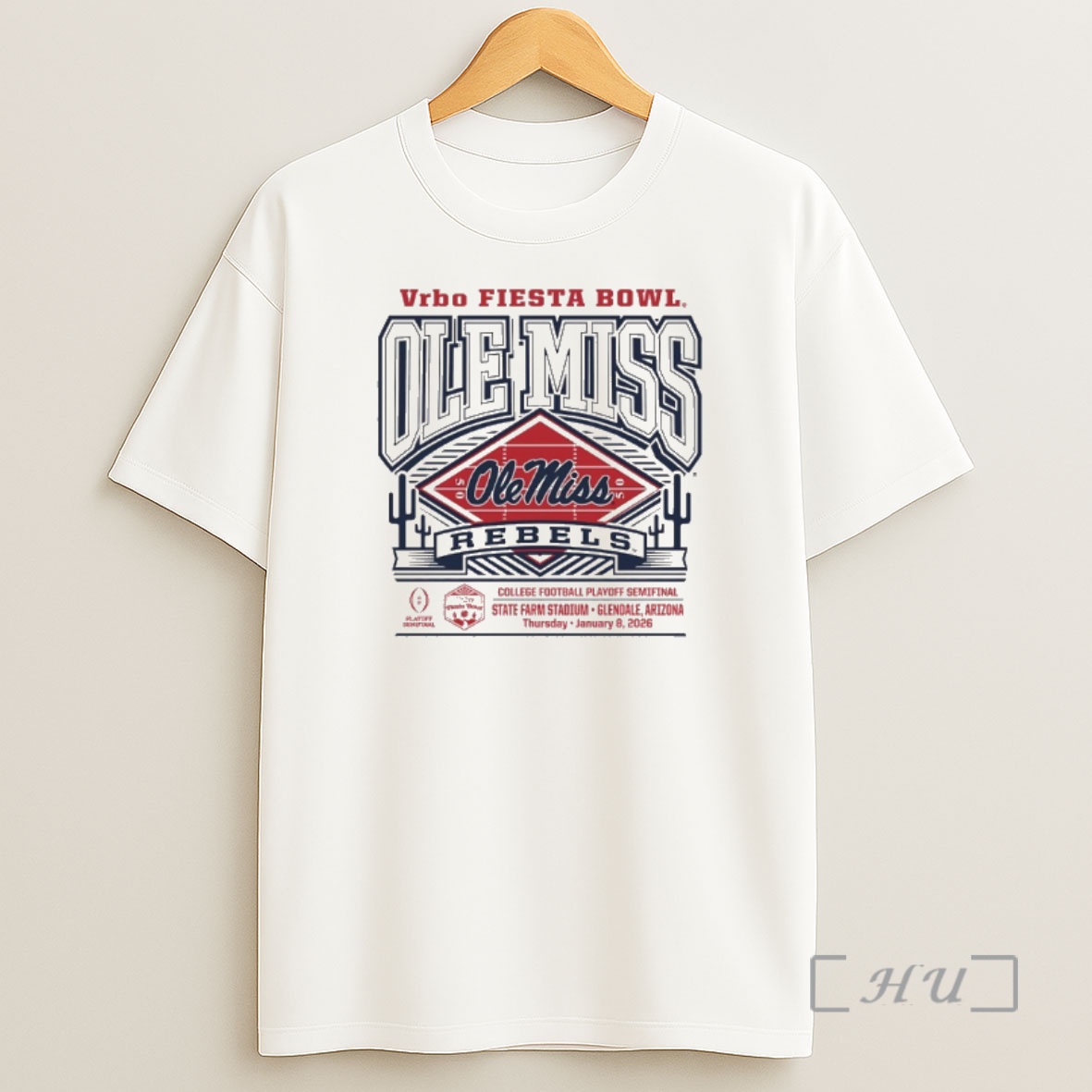 Officials Ole Miss Rebels 2026 Vrbo Fiesta Bowl Cfp Semifinal Shirt Sweatshirt Tee