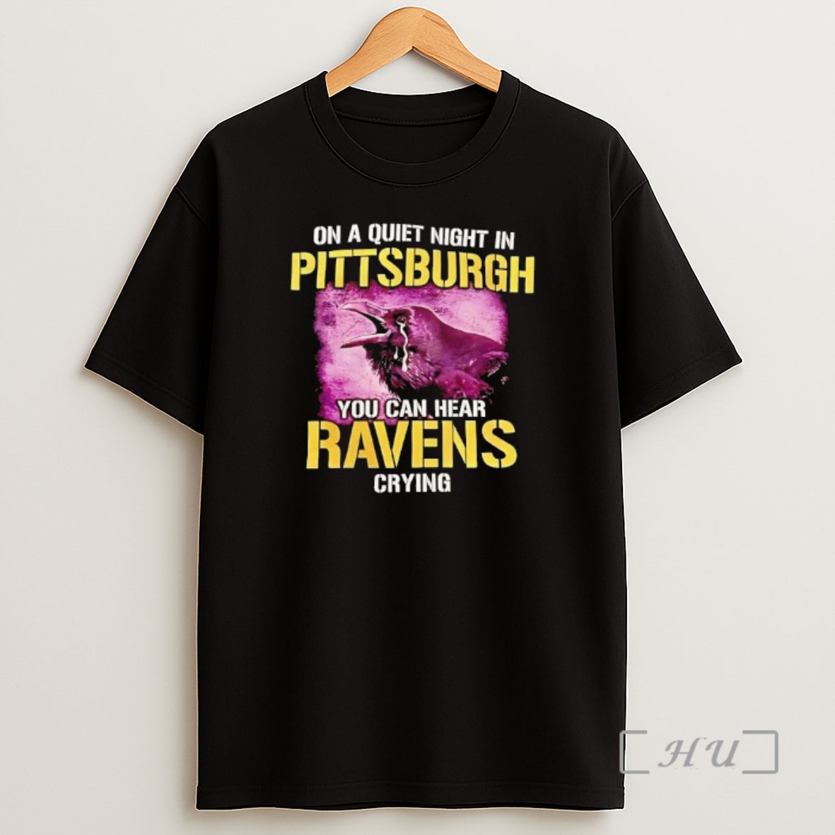 Officials On A Quiet Night In Pittsburgh You Can Hear Ravens Crying Shirt Sweatshirt Tee