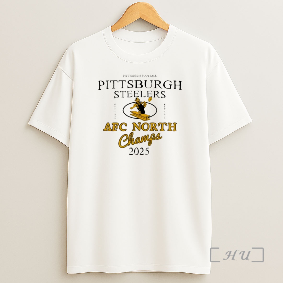 Officials Pittsburgh Steelers Afc North Champs 2025 Logo Shirt Sweatshirt Tee