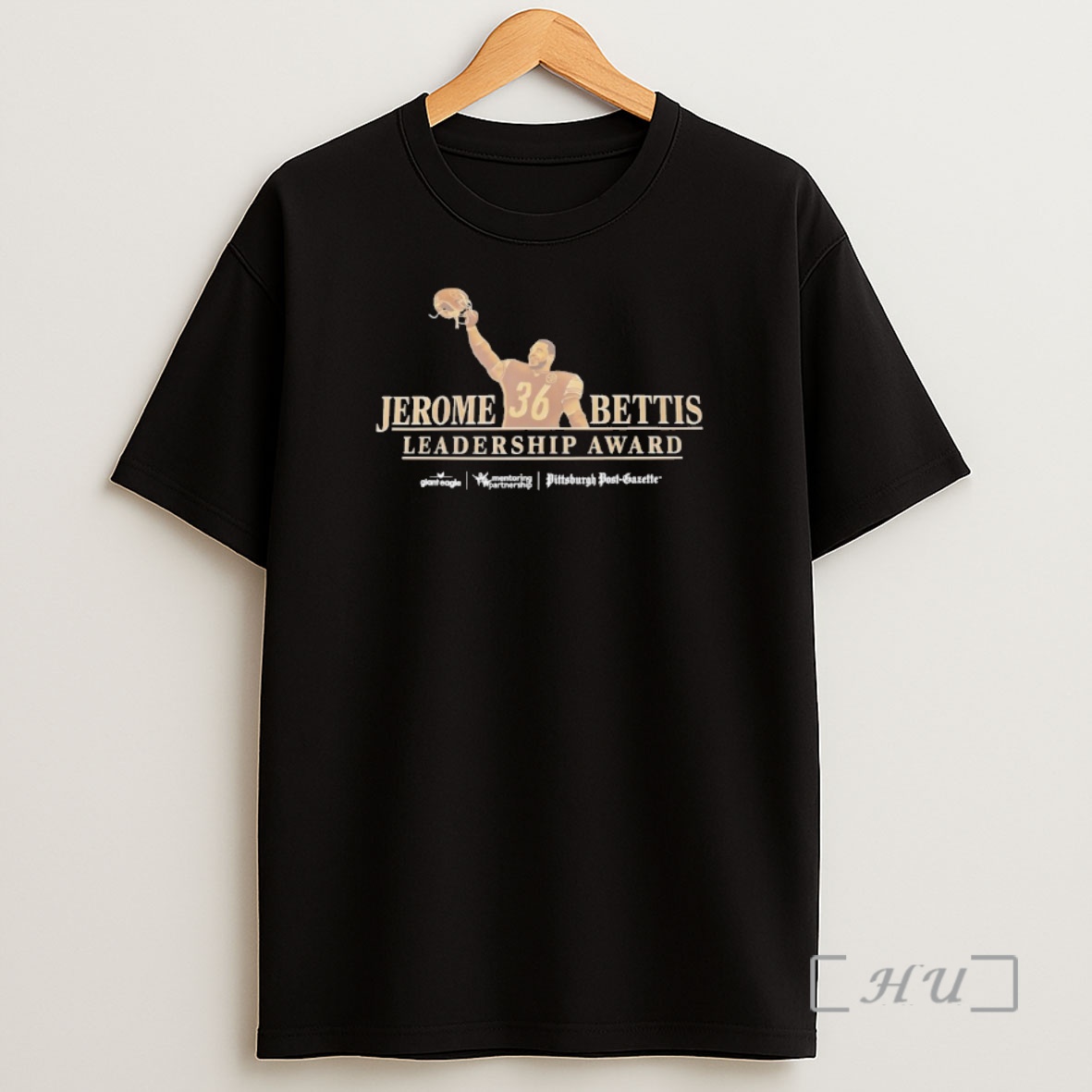 Officials Pittsburgh Steelers Jerome Bettis Leadership Award Shirt Sweatshirt Tee