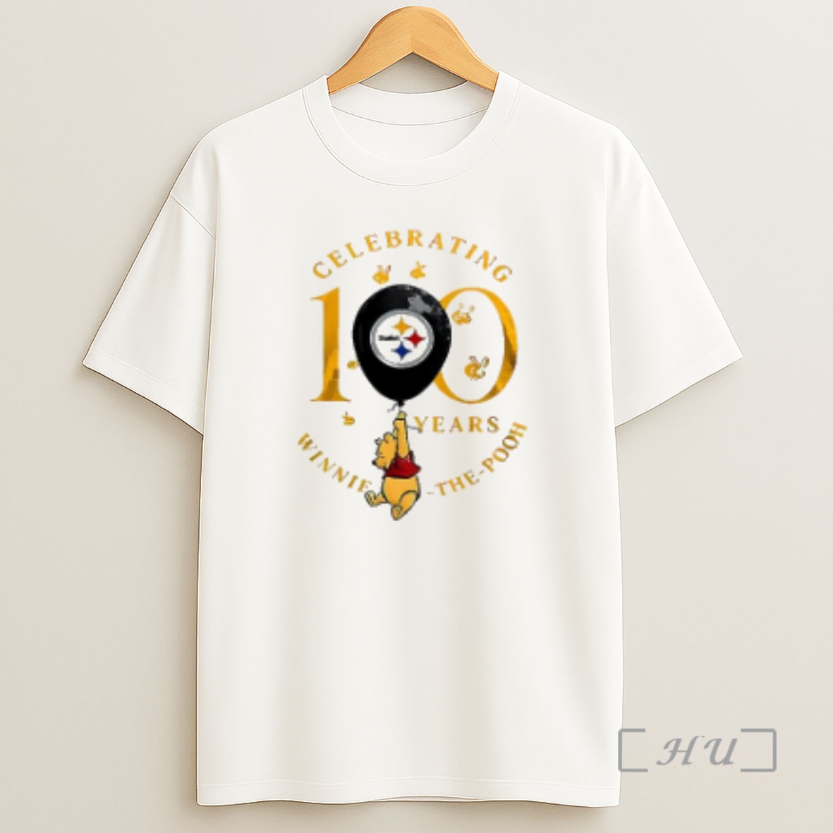 Officials Pittsburgh Steelers X Winnie The Pooh 100th Anniversary Shirt Sweatshirt Tee