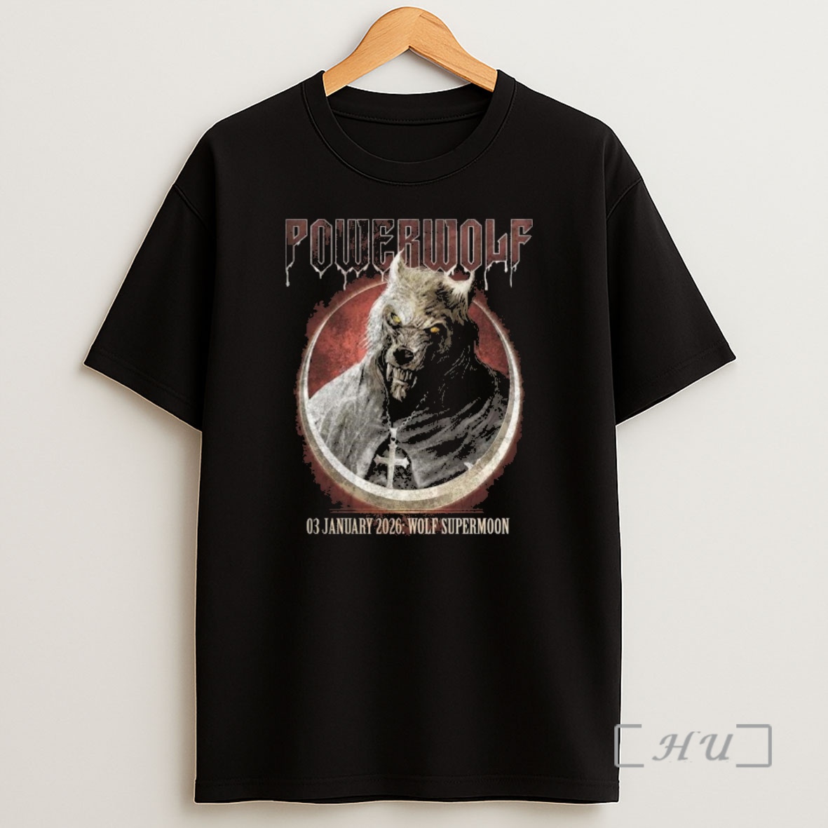 Officials Powerwolf The Wolf Supermoon On 3 January 2026 Shirt Sweatshirt Tee