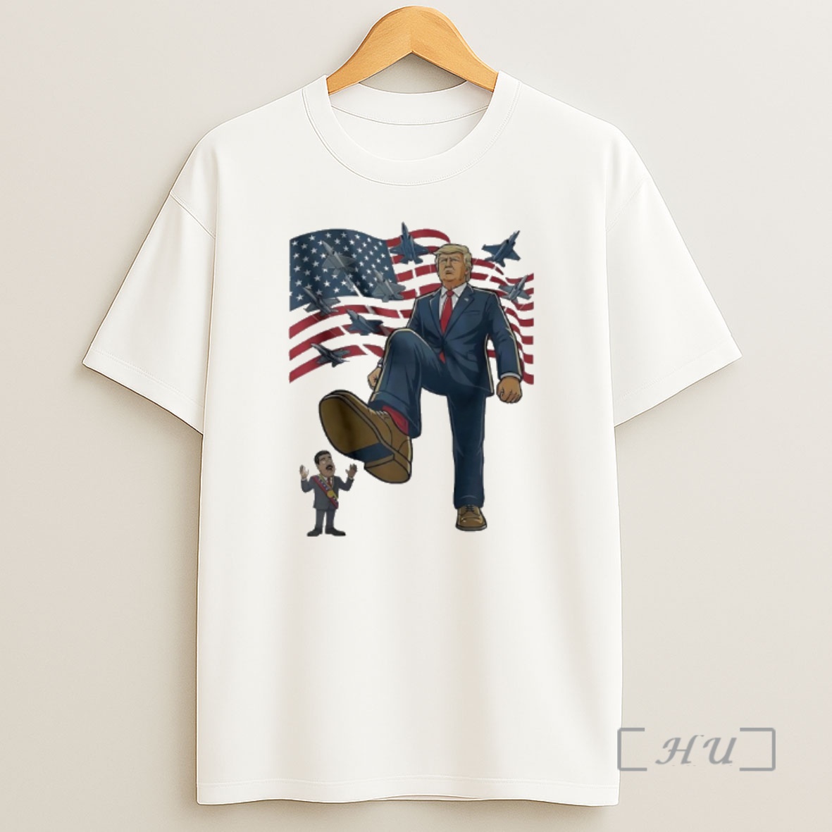 Officials President Trump Defeat President Venezuela Nicolas Maduro Caricature Shirt Sweatshirt Tee