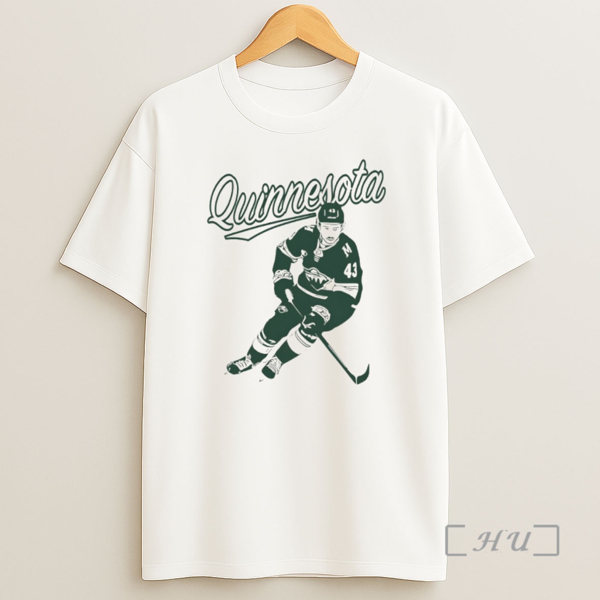 Officials Quinn Hughes 43 Minnesota Wild Hockey Quinnesota Shirt Sweatshirt Tee