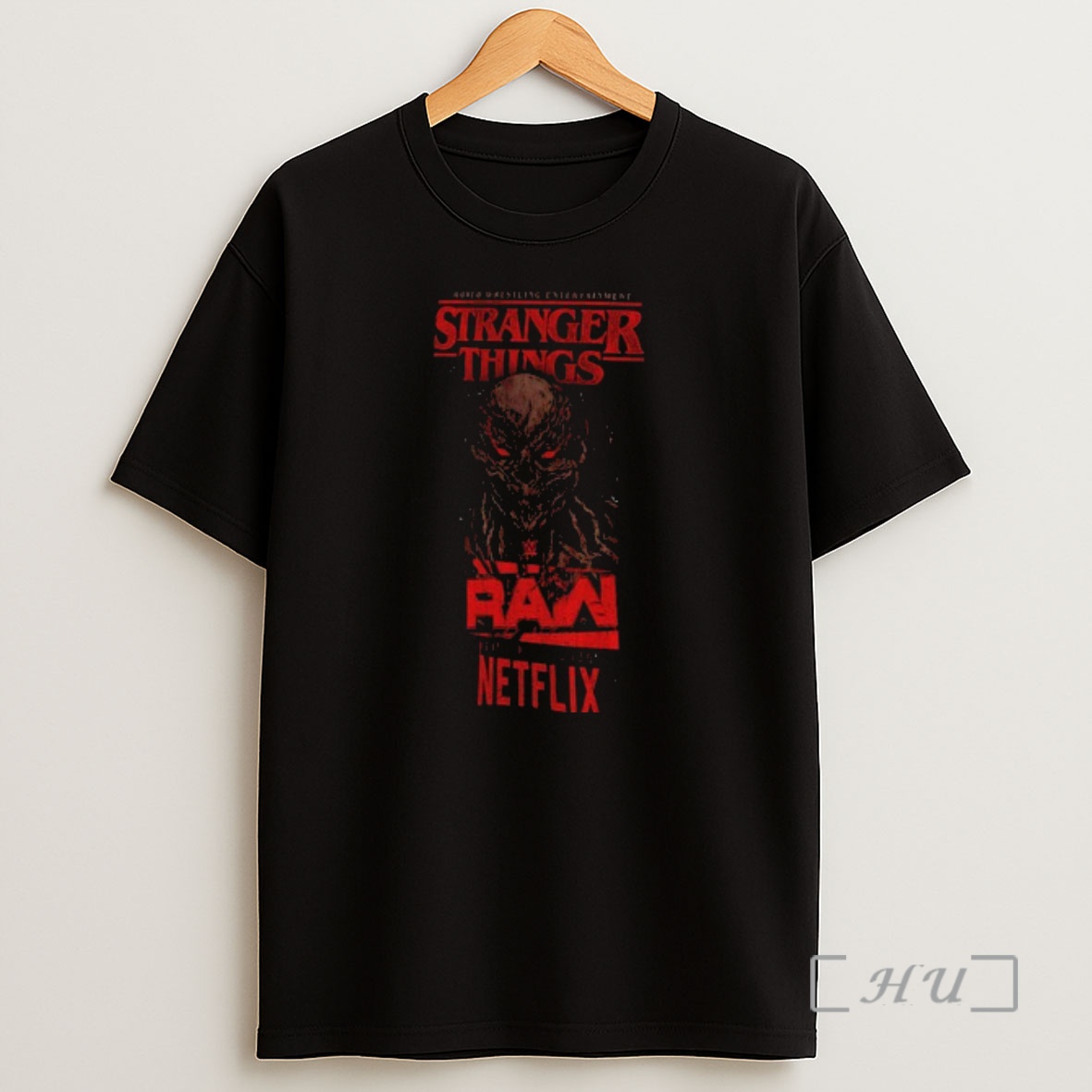 Officials Raw Wwe X Stranger Things Vecna World Wrestling Entertainment Netflix January 5 2026 Shirt Sweatshirt Tee